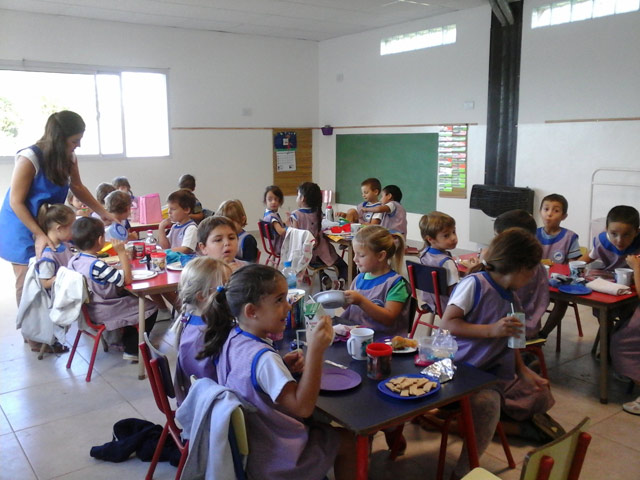 Aula de Nivel Inicial.